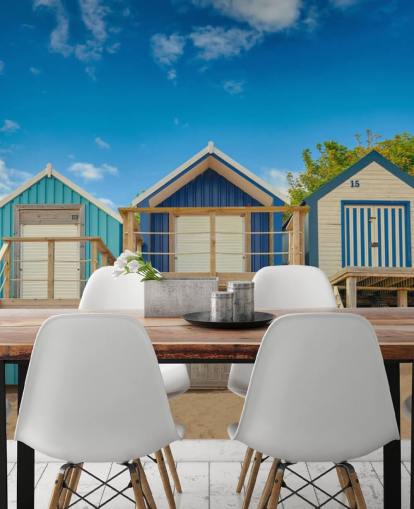 sininen ranta majoja tapetti sininen ranta majoja tapetti