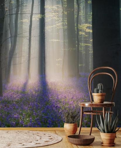 sumuinen bluebell puu tapetti sumuinen bluebell puu tapetti