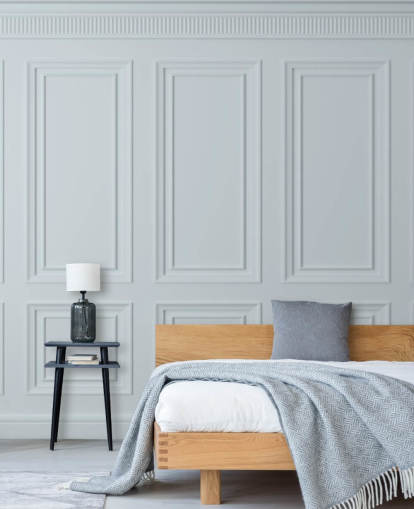 hvitt tilpasset panel tapet veggmaleri kalt Off White Panel for spisestuer, kjøkken og stuer hvitt tilpasset panel tapet veggmaleri kalt Off White Panel for spisestuer, kjøkken og stuer