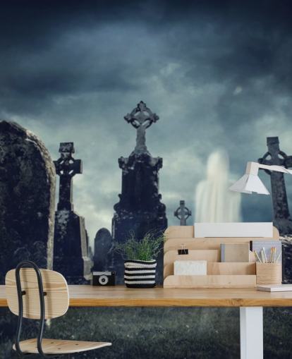 Friedhof-Geister-Tapete Friedhof-Geister-Tapete