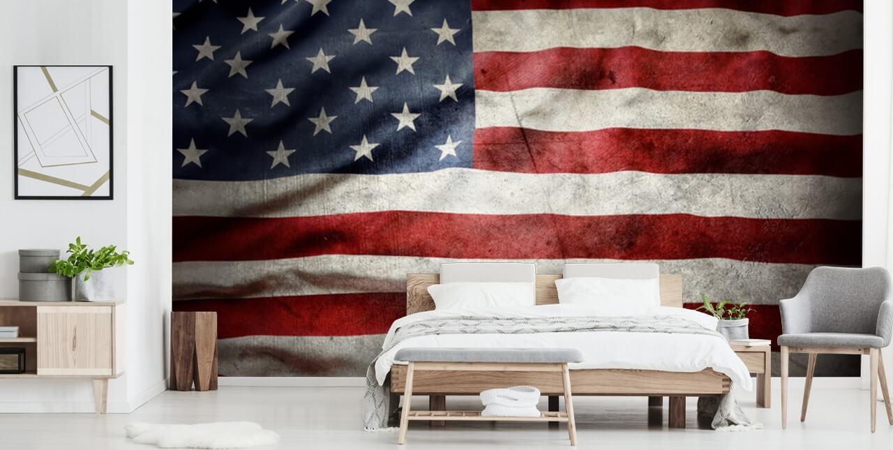 USA flag tapet