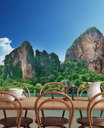 Railay strand i Krabi Väggmålning Railay strand i Krabi Väggmålning