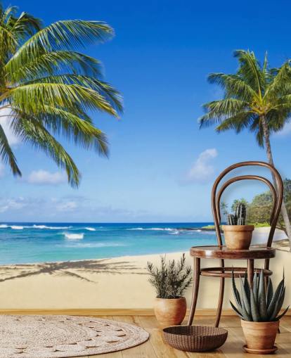 Hawaii Palms Wall Mural Hawaii Palms Wall Mural