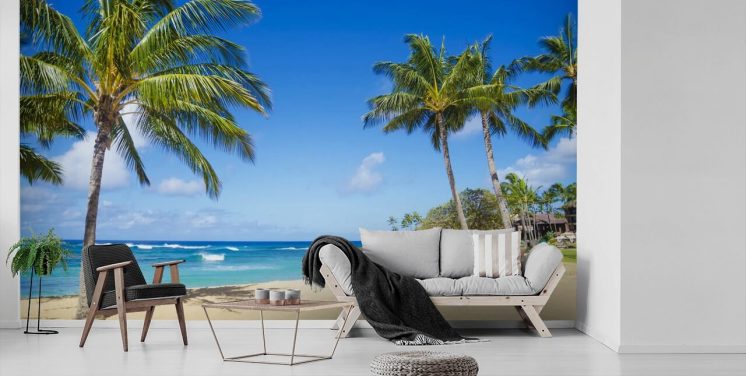 Hawaii Palms Wall Mural