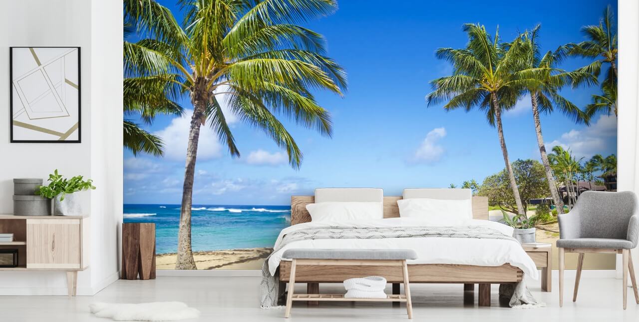 Mural de pared Palmas de Hawái Mural de pared Palmas de Hawái