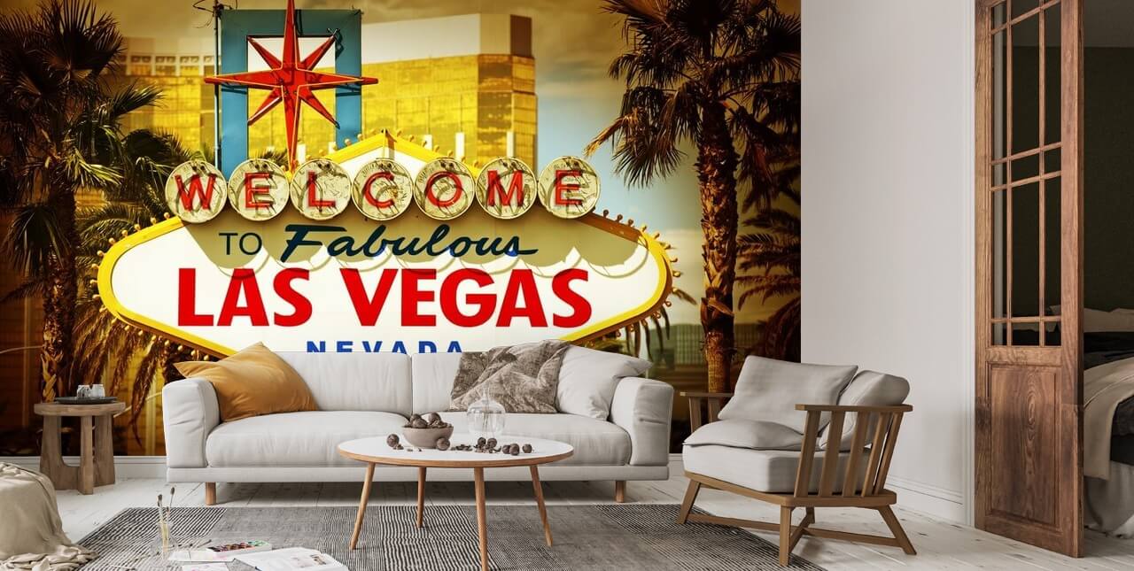 Benvenuto A Las Vegas Murale Da Parete Benvenuto A Las Vegas Carta Da