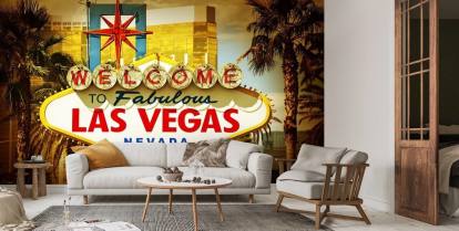 Fabulous Wallpaper With Las Vegas Sign Nevada Peel and 