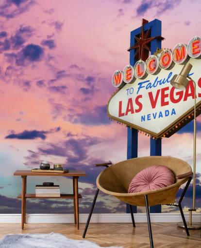 papier peint mural personnalisable rose et bleu de Las Vegas appelé Welcome to Las Vegas Sign pour les bureaux à domicile, les chambres et les entreprises papier peint mural personnalisable rose et bleu de Las Vegas appelé Welcome to Las Vegas Sign pour les bureaux à domicile, les chambres et les entreprises