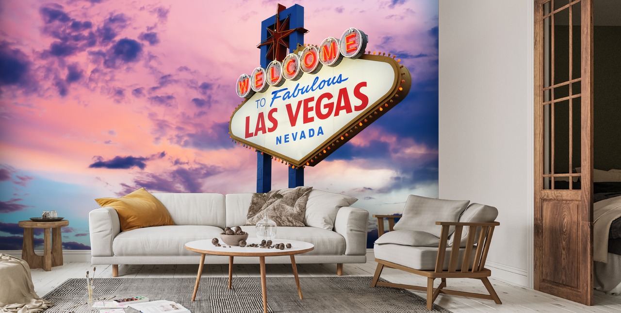 Benvenuti A Las Vegas Sign Wallpaper Wallsauce IT