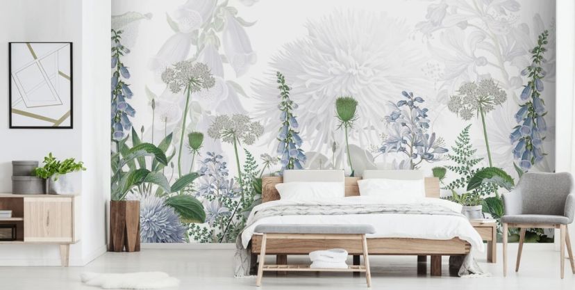 Floral Wallpaper and Flower Wall Murals | Wallsauce UK