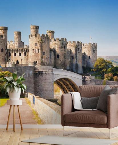 Conwy Castle i Wales Conwy Castle i Wales Bakgrunn Conwy Castle i Wales Conwy Castle i Wales Bakgrunn