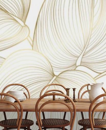 hvitt og gull farget blader tapet hvitt og gull farget blader tapet