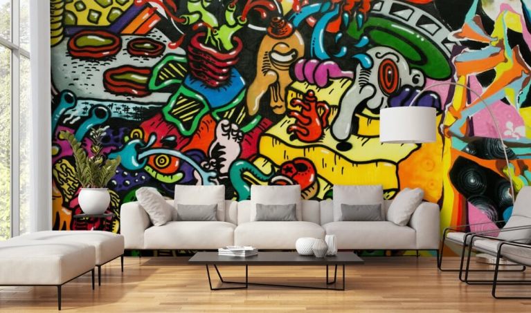 Graffiti Wallpaper & Street Art Wall Murals | Wallsauce UK