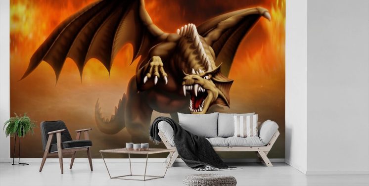 Papel de Parede Dragão Infantil