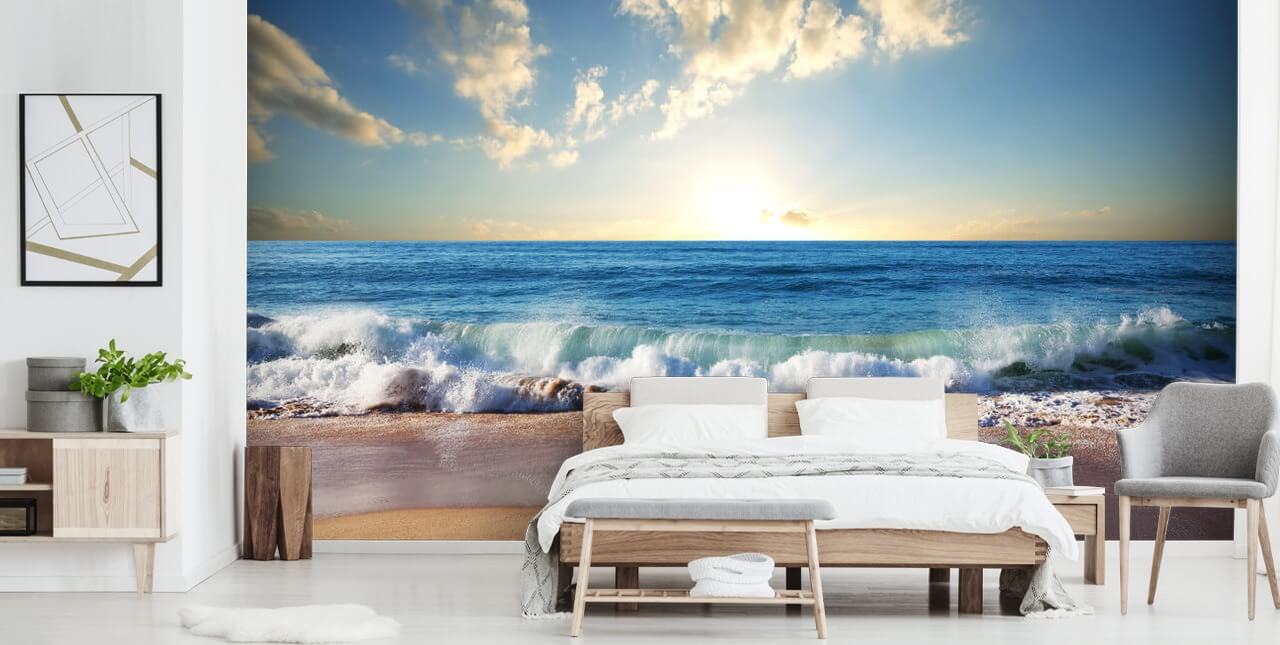 Beach scen Bakgrund