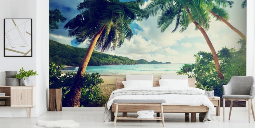 Beach Wallpaper & Tropical Beach Wall Murals | Wallsauce US