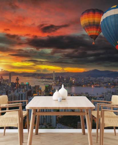 Hot Air Balloon over Hong Kong Hot Air Balloon over Hong Kong Wallpaper Hot Air Balloon over Hong Kong Hot Air Balloon over Hong Kong Wallpaper