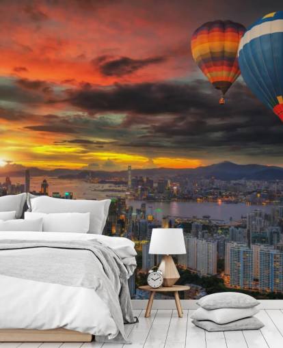 Hot Air Balloon over Hong Kong Hot Air Balloon over Hong Kong Wallpaper Hot Air Balloon over Hong Kong Hot Air Balloon over Hong Kong Wallpaper
