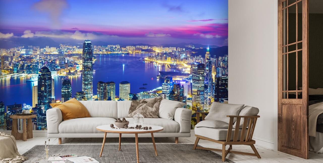 Hong Kong City Wallpaper | Wallsauce US