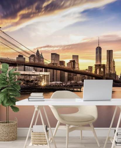 papel de parede new york at sunset papel de parede new york at sunset