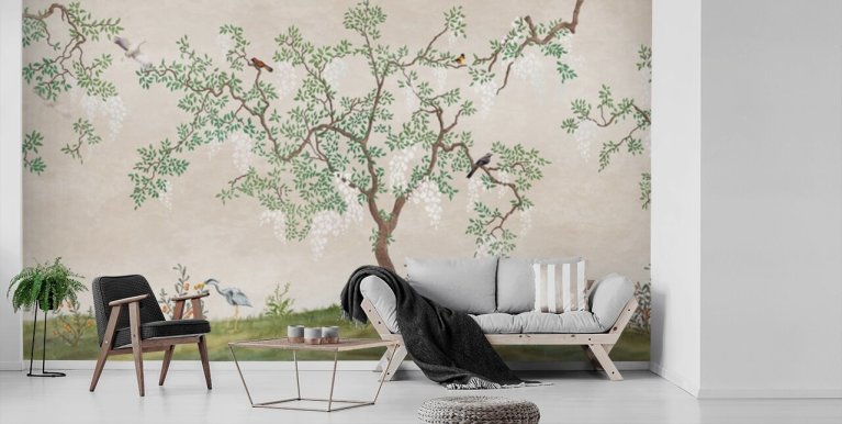 mural floral  Blog sobre papeles pintados y decoración