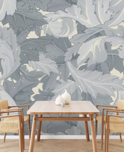 blå blomsterhage veggmaleri av William Morris blå blomsterhage veggmaleri av William Morris