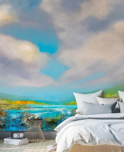 abstract painting of a waterfall wallpaper abstract painting of a waterfall wallpaper