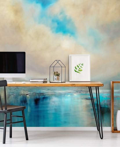 blue, white and black abstract painting of landscape wallpaper blue, white and black abstract painting of landscape wallpaper