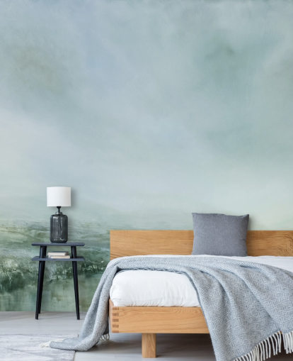 abstrakt målning av en dimmig heathland tapeter abstrakt målning av en dimmig heathland tapeter