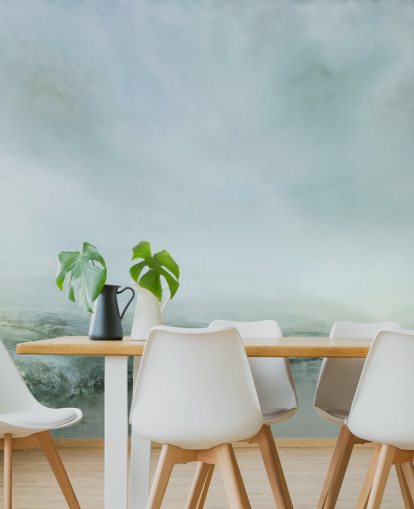 abstract painting of a misty heathland wallpaper abstract painting of a misty heathland wallpaper