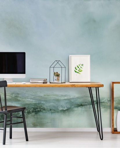 abstrakt målning av en dimmig heathland tapeter abstrakt målning av en dimmig heathland tapeter