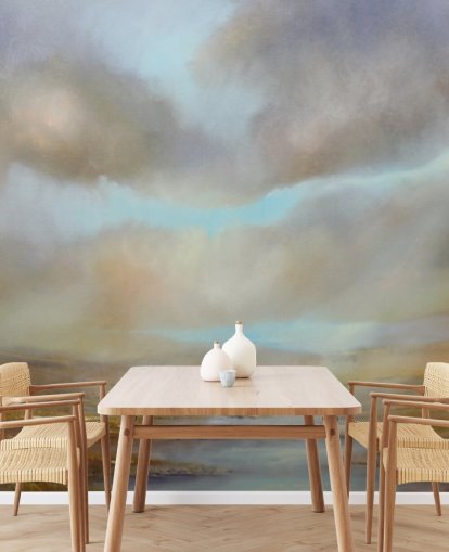 molnig himmel över hösten heathland tapeter molnig himmel över hösten heathland tapeter