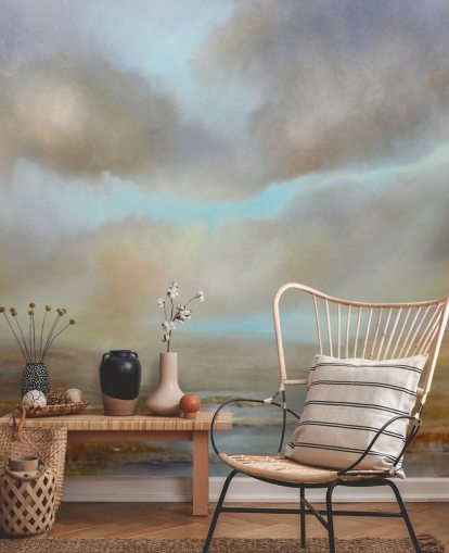 cloudy sky over autumn heathland wallpaper cloudy sky over autumn heathland wallpaper