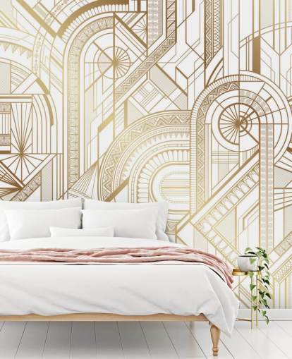 hvid og guld tonet retro tapet hvid og guld tonet retro tapet