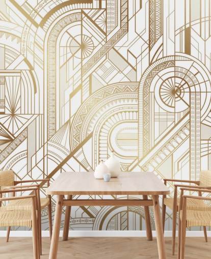 white and gold toned retro wallpaper white and gold toned retro wallpaper