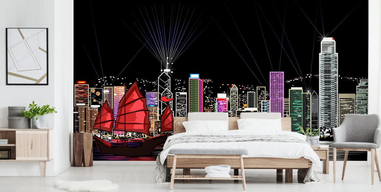 belyst effekt hong kong by tapet