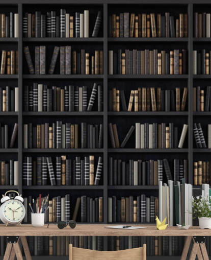 dark bookshelf cum library wallpaper dark bookshelf cum library wallpaper