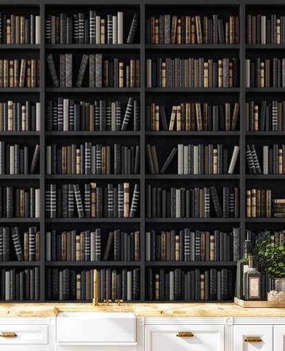 dark bookshelf cum library wallpaper dark bookshelf cum library wallpaper