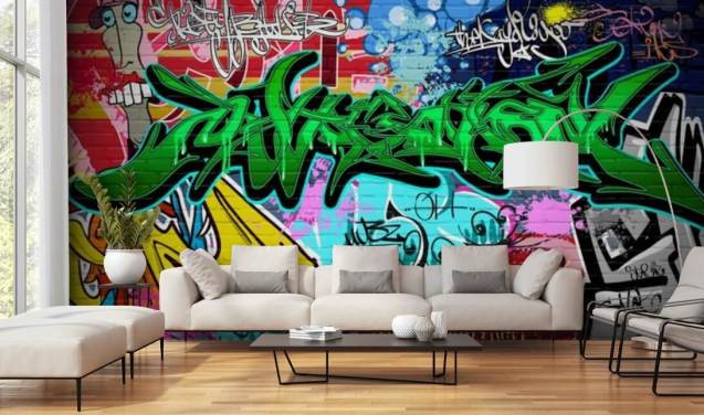 Graffiti Wallpaper & Street Art Wall Murals | Wallsauce US