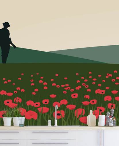 Der einsame Soldat 1. Weltkrieg The Lone Solider Wall Mural Der einsame Soldat 1. Weltkrieg The Lone Solider Wall Mural