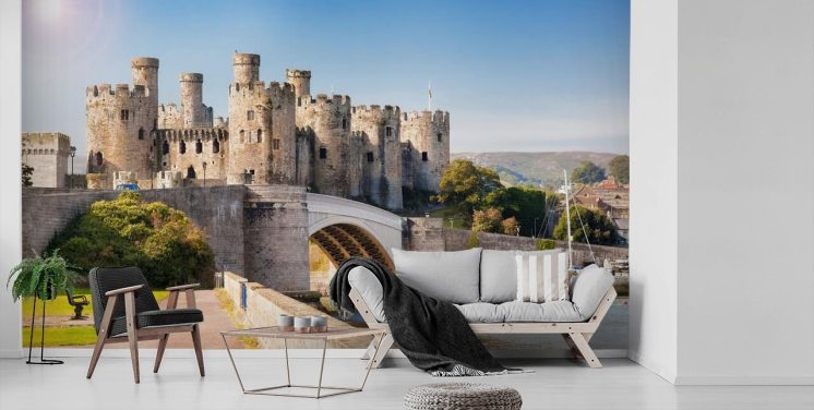  Conwy Castle i Wales, Storbritannia