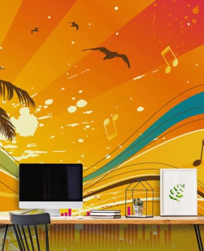 Palm träd Vibrant Palm Tree Palm träd Vibrant Palm Tree