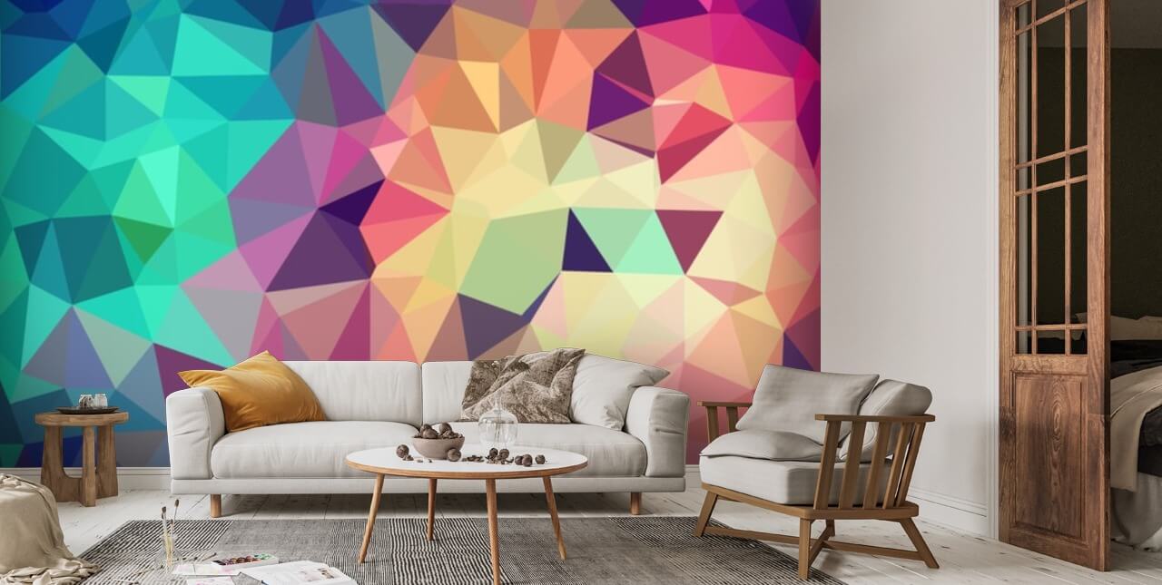 Abstract Hipster Wallpaper Mural | Wallsauce UK