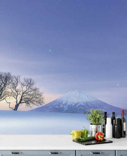 snowy landscape and mountain wallpaper snowy landscape and mountain wallpaper