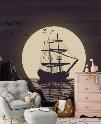 Descargar el fondo de pantalla barco pirata oscuro Descargar el fondo de pantalla barco pirata oscuro