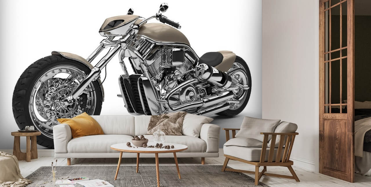 Chrome Chopper Taustakuva | Wallsauce FI