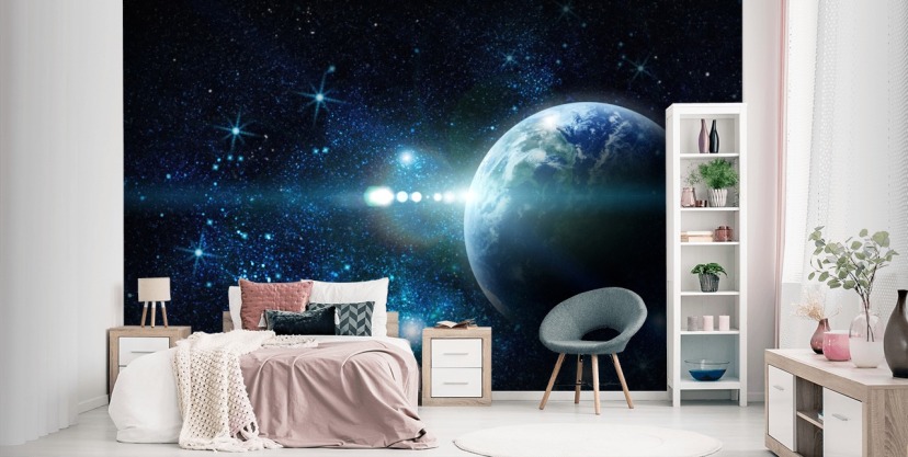 Childrens Space Wallpaper & Rocket Murals | Wallsauce UK