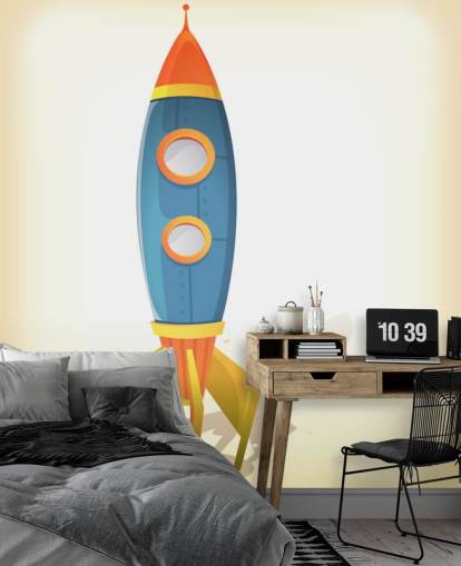 Tegneserie Rocket Baggrund Tegneserie Rocket Baggrund