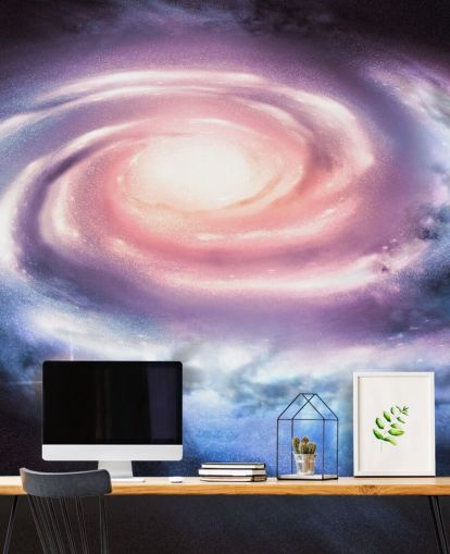 lilla og rosa spiral galakse tapet lilla og rosa spiral galakse tapet