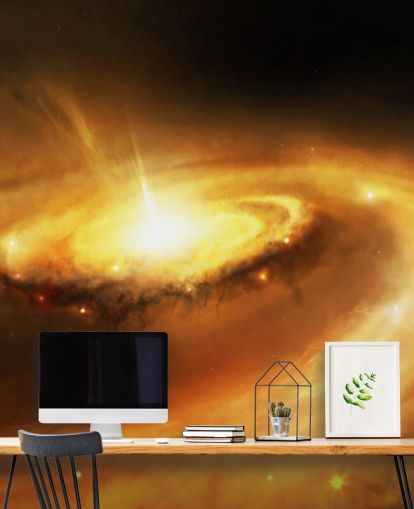 Galaxy Core in Space Wallpaper Galaxy Core in Space Wallpaper